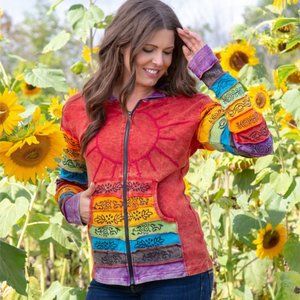 NWT Sunshine Daydream Hooded Jacket from Greater Good Small/Medium